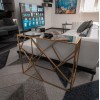 Стол-Консоль ГРАЦИЯ, 103*40*85, черный/золотой